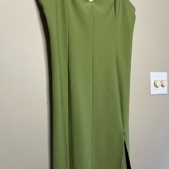 Abercrombie & Fitch Wide Strap Corset Midi Dress - Picture 5 of 14